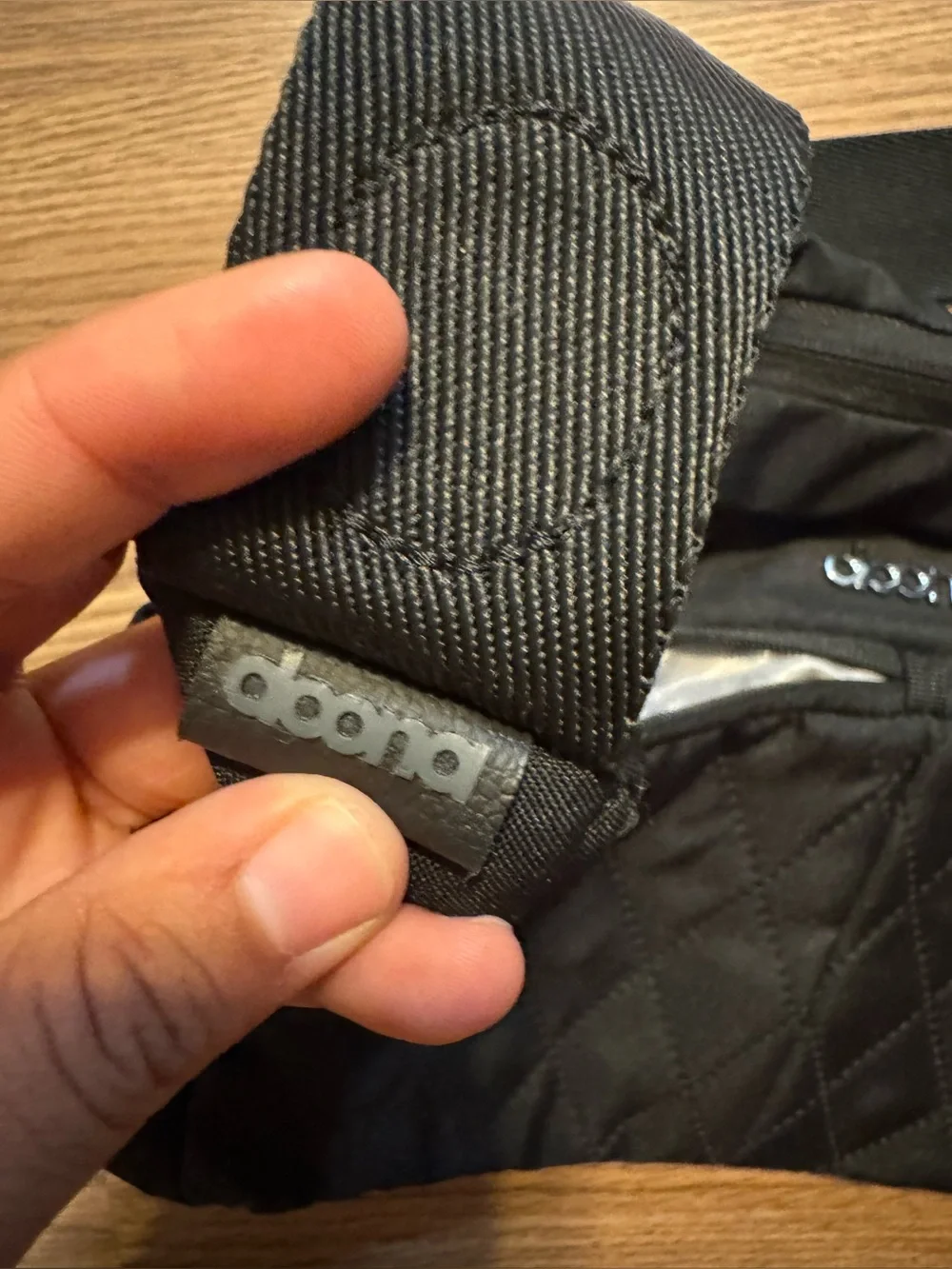 Doona Quilted Black Essentials Bag READ DESCRIPTION